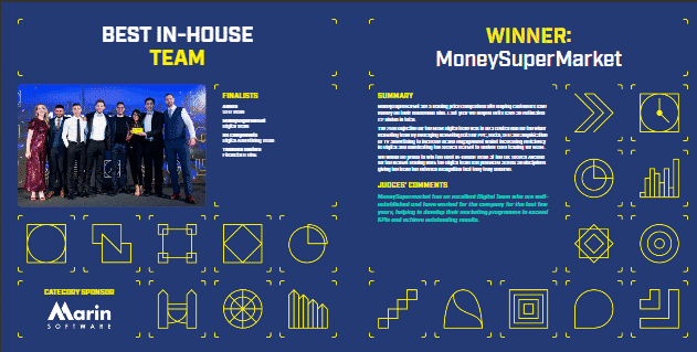 UK Search Awards - MoneySuperMarket - Best Digital Team